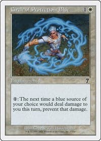 Circle of Protection: Blue - 7th Edition - Magic: The Gathering card
