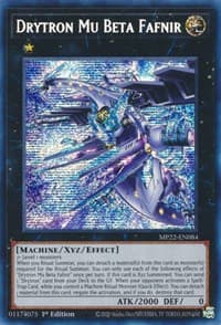 Drytron Mu Beta Fafnir - 2022 Tin of the Pharaoh's Gods - YuGiOh card