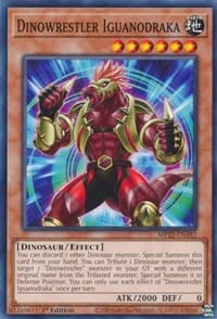 Dinowrestler Iguanodraka - 2022 Tin of the Pharaoh's Gods - YuGiOh card