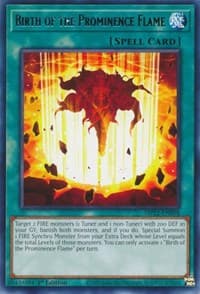 Birth of the Prominence Flame - 2022 Tin of the Pharaoh's Gods - YuGiOh card