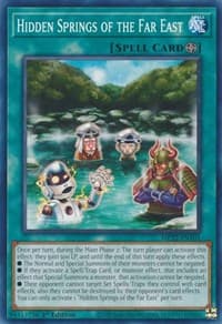 Hidden Springs of the Far East - 2022 Tin of the Pharaoh's Gods - YuGiOh card