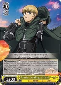 Armin: Lending a Hand - Attack On Titan: Final Season - Weiss Schwarz card