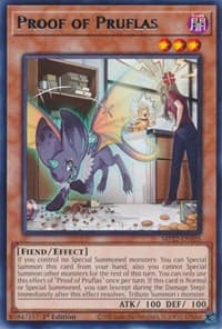 Proof of Pruflas - 2022 Tin of the Pharaoh's Gods - YuGiOh card
