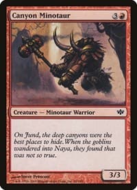 Canyon Minotaur - Conflux - Magic: The Gathering card