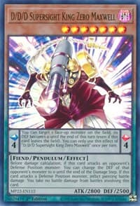 D/D/D Supersight King Zero Maxwell - 2022 Tin of the Pharaoh's Gods - YuGiOh card