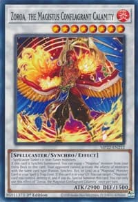 Zoroa, the Magistus Conflagrant Calamity - 2022 Tin of the Pharaoh's Gods - YuGiOh card