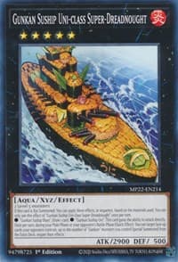 Gunkan Suship Uni-class Super-Dreadnought - 2022 Tin of the Pharaoh's Gods - YuGiOh card