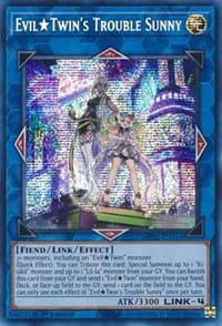 Evil Twin's Trouble Sunny - 2022 Tin of the Pharaoh's Gods - YuGiOh card