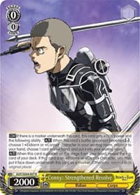Conny: Strengthened Resolve - Attack On Titan: Final Season - Weiss Schwarz card