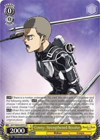 Conny: Strengthened Resolve (SR) - Attack On Titan: Final Season - Weiss Schwarz card