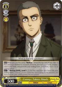 Conny: Taken Aback - Attack On Titan: Final Season - Weiss Schwarz card