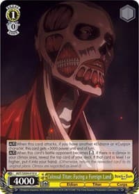 Colossal Titan: Facing a Foreign Land - Attack On Titan: Final Season - Weiss Schwarz card