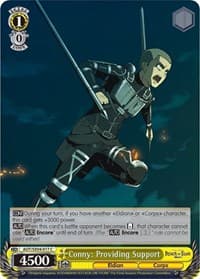 Conny: Providing Support - Attack On Titan: Final Season - Weiss Schwarz card