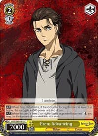 Eren: Advancing - Attack On Titan: Final Season - Weiss Schwarz card