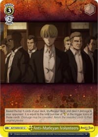 Anti-Marleyan Volunteers - Attack On Titan: Final Season - Weiss Schwarz card