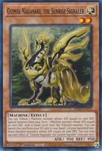 Gizmek Naganaki, the Sunrise Signaler - 2022 Tin of the Pharaoh's Gods - YuGiOh card