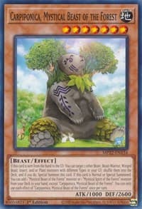 Carpiponica, Mystical Beast of the Forest - 2022 Tin of the Pharaoh's Gods - YuGiOh card