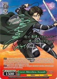 Levi: Merciless Assault (SSP) - Attack On Titan: Final Season - Weiss Schwarz card
