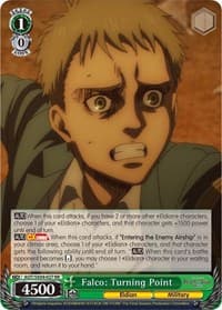 Falco: Turning Point - Attack On Titan: Final Season - Weiss Schwarz card