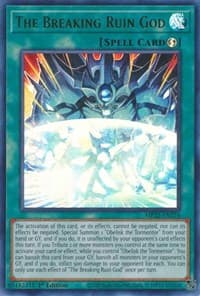 The Breaking Ruin God - 2022 Tin of the Pharaoh's Gods - YuGiOh card
