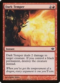 Dark Temper - Conflux - Magic: The Gathering card