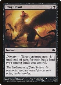Drag Down - Conflux - Magic: The Gathering card