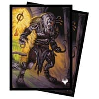 Dominaria United Ajani, Sleeper Agent Standard Deck Protector sleeves for Magic (100-Pack) - Ultra Pro Card Sleeves - Card Sleeves card
