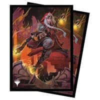 Dominaria United Jaya, Fiery Negotiator Standard Deck Protector sleeves for Magic (100-Pack) - Ultra Pro Card Sleeves - Card Sleeves card
