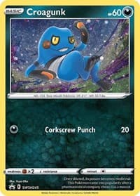 Croagunk - SWSH245 (Cosmos Holo) - SWSH: Sword & Shield Promo Cards - Pokemon card