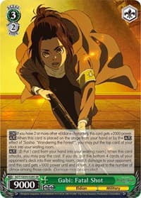 Gabi: Fatal Shot (SR) - Attack On Titan: Final Season - Weiss Schwarz card
