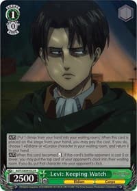 Levi: Keeping Watch - Attack On Titan: Final Season - Weiss Schwarz card