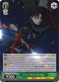 Levi: Deep Grudge (SR) - Attack On Titan: Final Season - Weiss Schwarz card