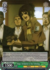 Hange: Introduction to New Technology - Attack On Titan: Final Season - Weiss Schwarz card