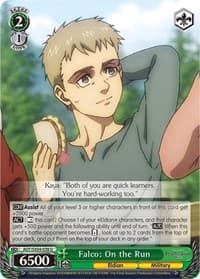 Falco: On the Run - Attack On Titan: Final Season - Weiss Schwarz card