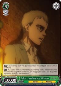 Falco: Involuntary Witness - Attack On Titan: Final Season - Weiss Schwarz card