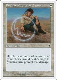 Circle of Protection: White - 7th Edition - Magic: The Gathering card