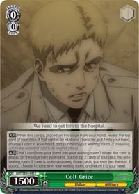 Colt Grice - Attack On Titan: Final Season - Weiss Schwarz card