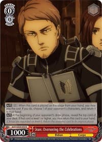 Jean: Overseeing the Celebrations - Attack On Titan: Final Season - Weiss Schwarz card