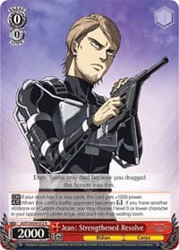 Jean: Strengthened Resolve - Attack On Titan: Final Season - Weiss Schwarz card