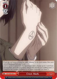 Crest Mark - Attack On Titan: Final Season - Weiss Schwarz card