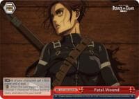 Fatal Wound (RRR) - Attack On Titan: Final Season - Weiss Schwarz card