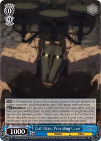 Cart Titan: Providing Cover - Attack On Titan: Final Season - Weiss Schwarz card