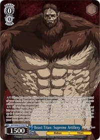 Beast Titan: Supreme Artillery (TTR) - Attack On Titan: Final Season - Weiss Schwarz card