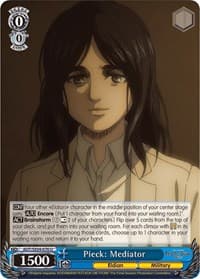 Pieck: Mediator - Attack On Titan: Final Season - Weiss Schwarz card
