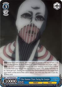 War Hammer Titan: Facing the Usurper - Attack On Titan: Final Season - Weiss Schwarz card