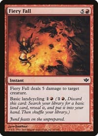 Fiery Fall - Conflux - Magic: The Gathering card