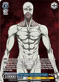 War Hammer Titan: Facing the Usurper (TTR) - Attack On Titan: Final Season - Weiss Schwarz card
