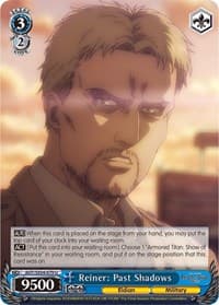 Reiner: Past Shadows - Attack On Titan: Final Season - Weiss Schwarz card