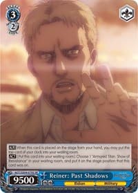 Reiner: Past Shadows (SR) - Attack On Titan: Final Season - Weiss Schwarz card