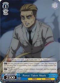 Porco: Taken Aback - Attack On Titan: Final Season - Weiss Schwarz card